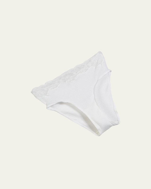 Lace Delight High-Cut Seamless Briefs